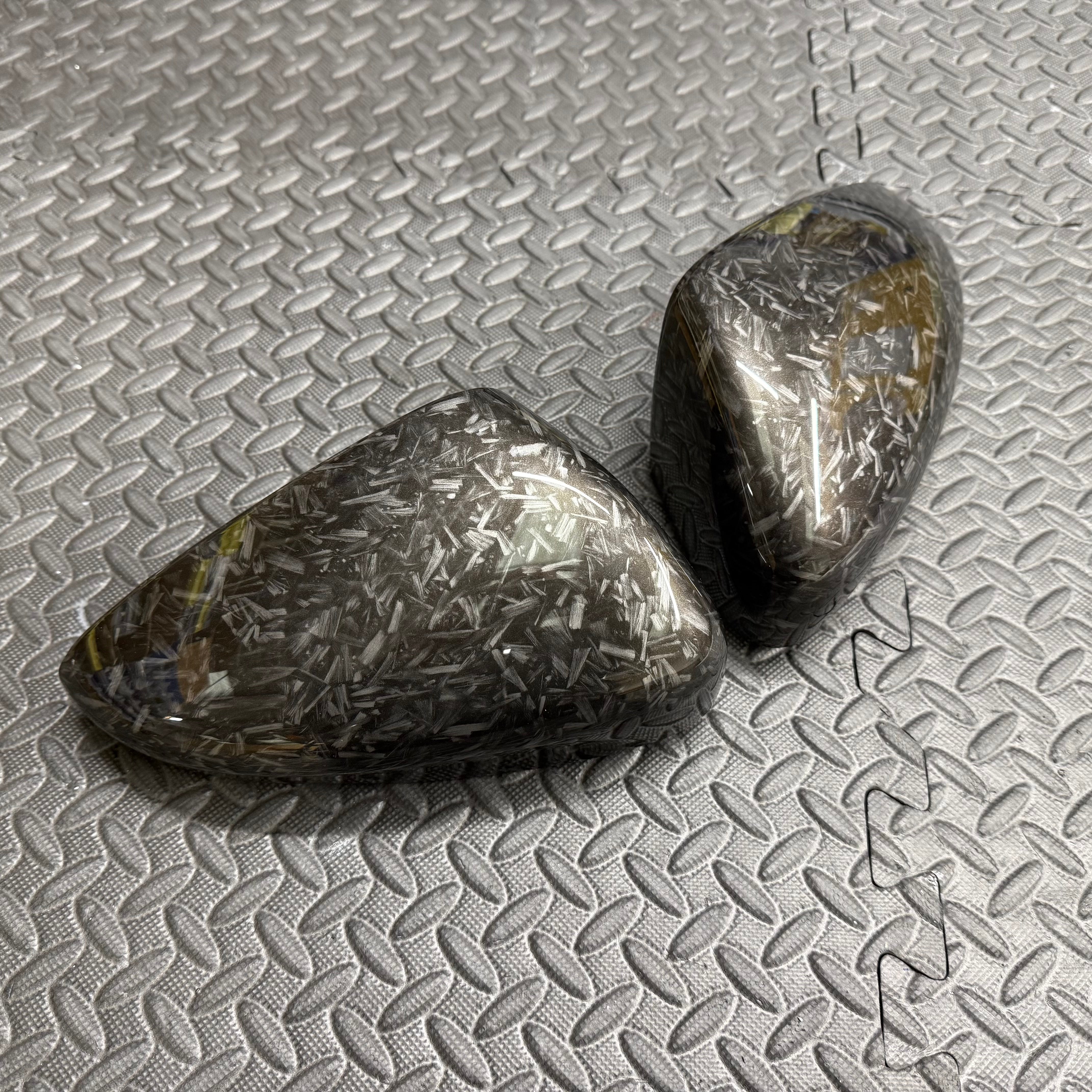 Mirror Caps - MK4/4.5 Focus - Hydrodipped Forged Carbon Fibre Effect