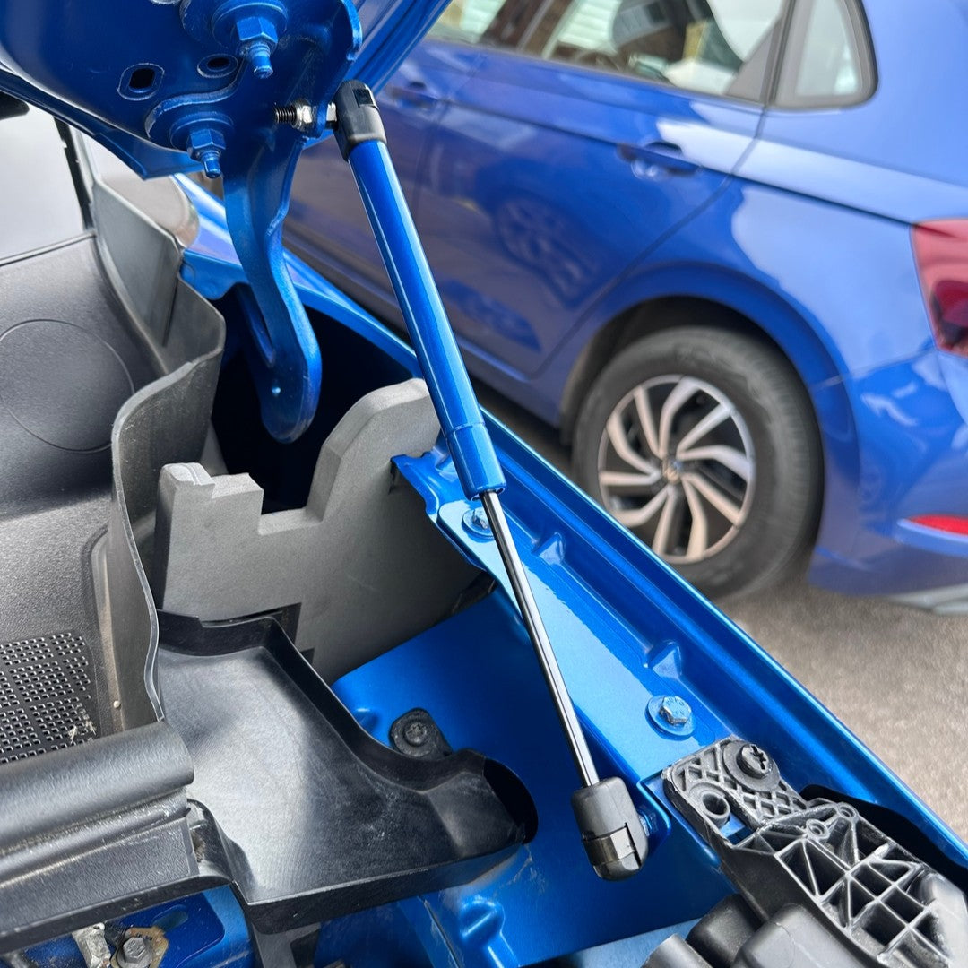 Mk2/2.5 Puma inc ST Gas Strut Bonnet Lifters - Painted Desert Island Blue
