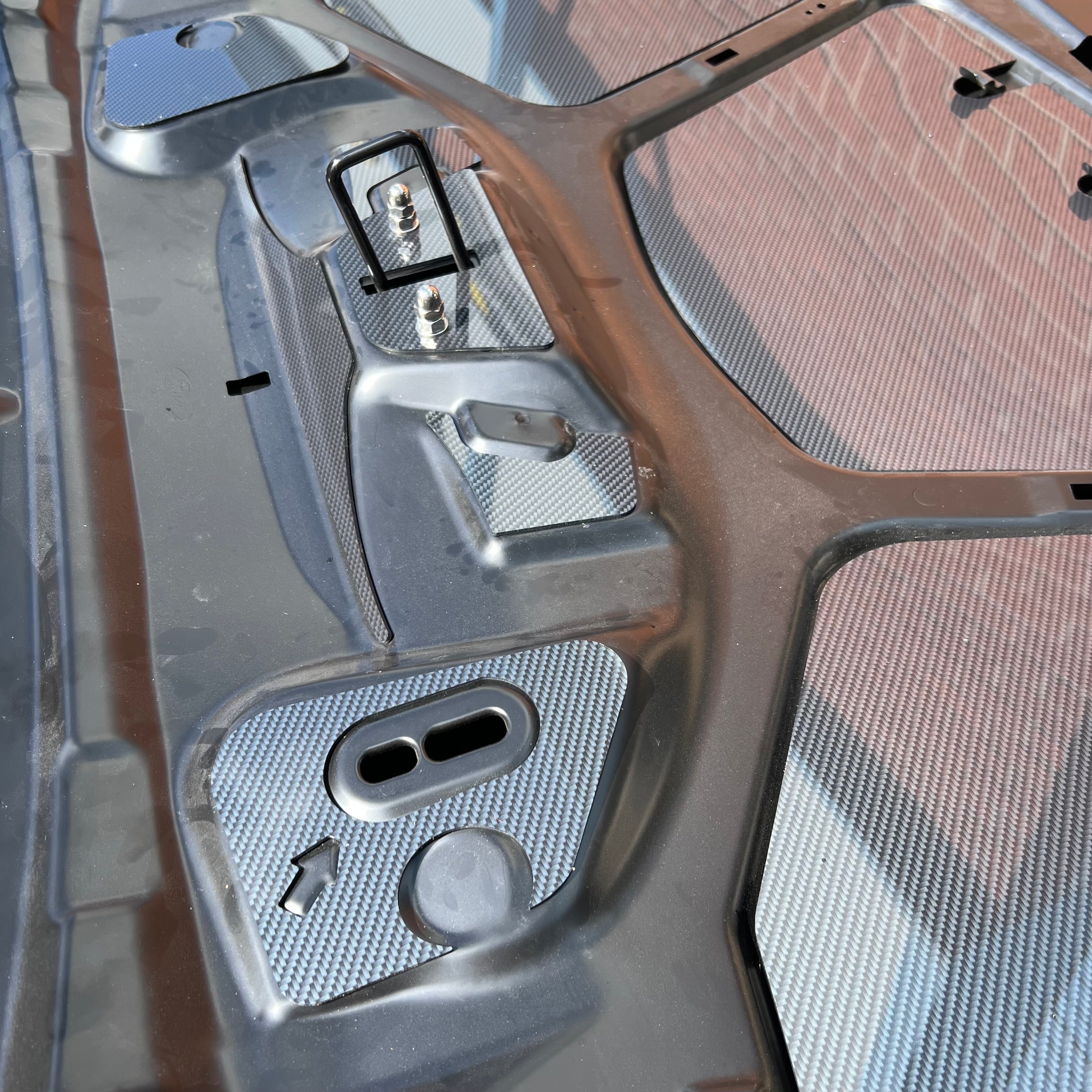 Proform Under Bonnet Panels & Finishing Plate Set - Mk3.5 Focus - Deluxe Carbon Fibre Effect Plastic