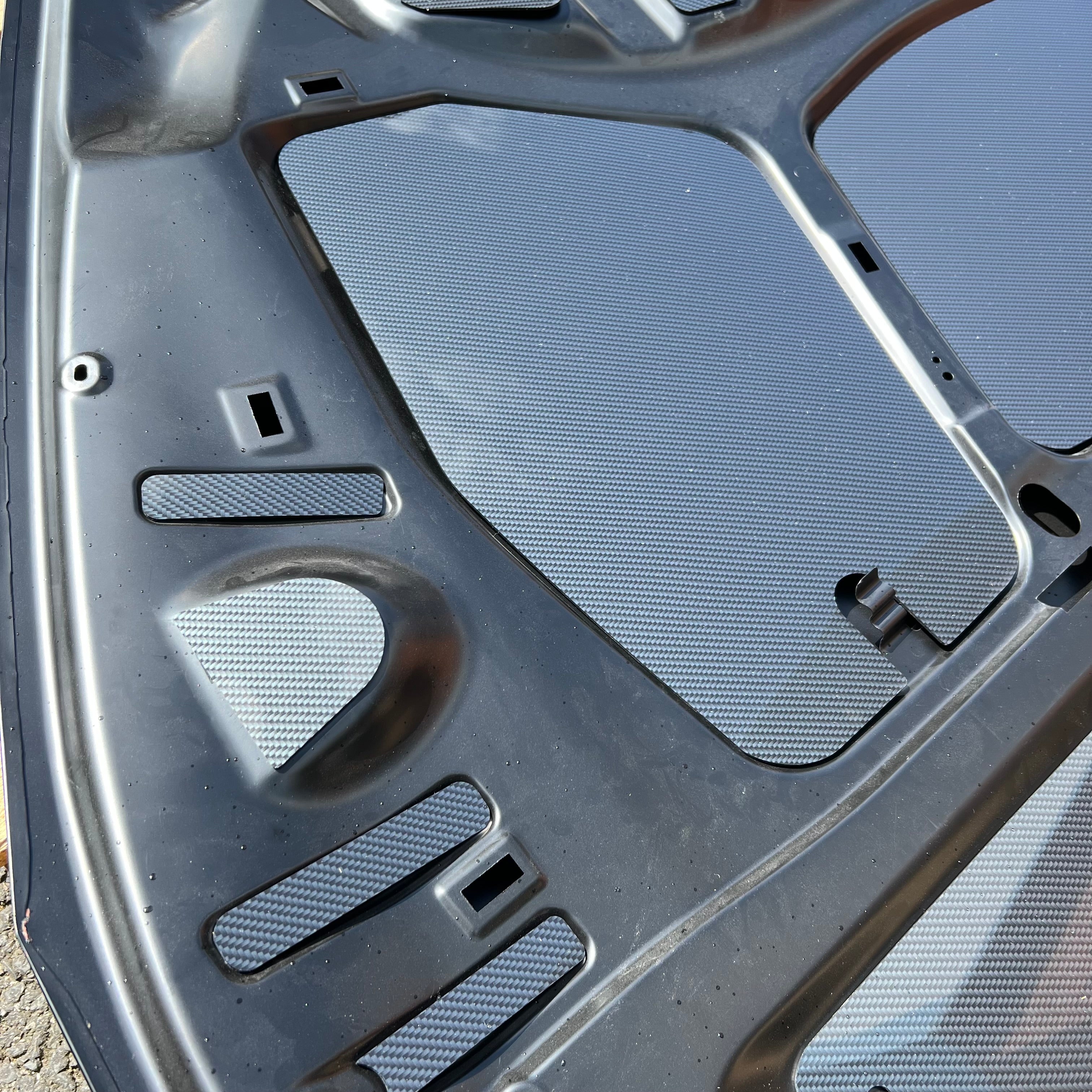 Proform Under Bonnet Panels & Finishing Plate Set - Mk3.5 Focus - Deluxe Carbon Fibre Effect Plastic