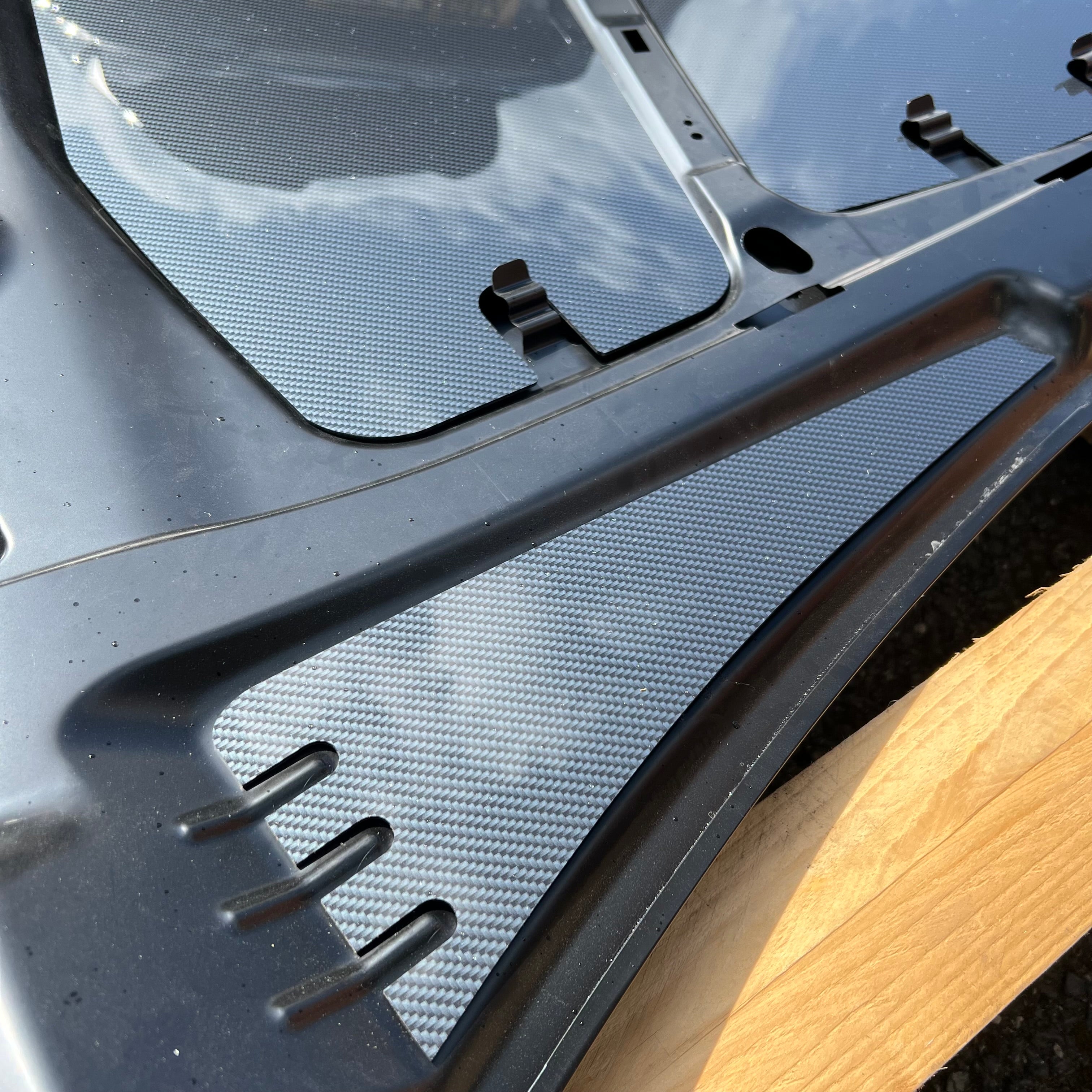 Proform Under Bonnet Panels & Finishing Plate Set - Mk3.5 Focus - Deluxe Carbon Fibre Effect Plastic