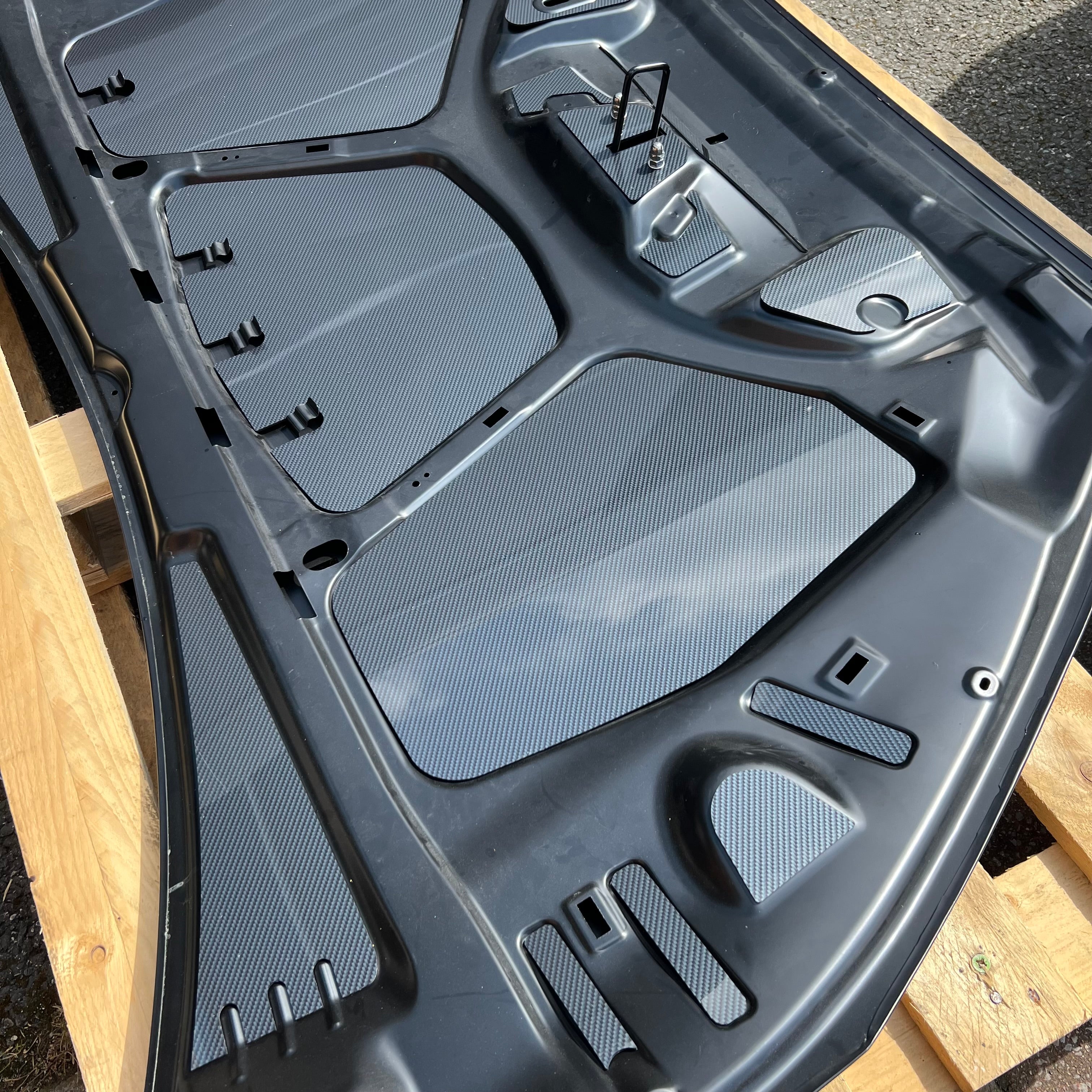 Proform Under Bonnet Panels & Finishing Plate Set - Mk3.5 Focus - Deluxe Carbon Fibre Effect Plastic