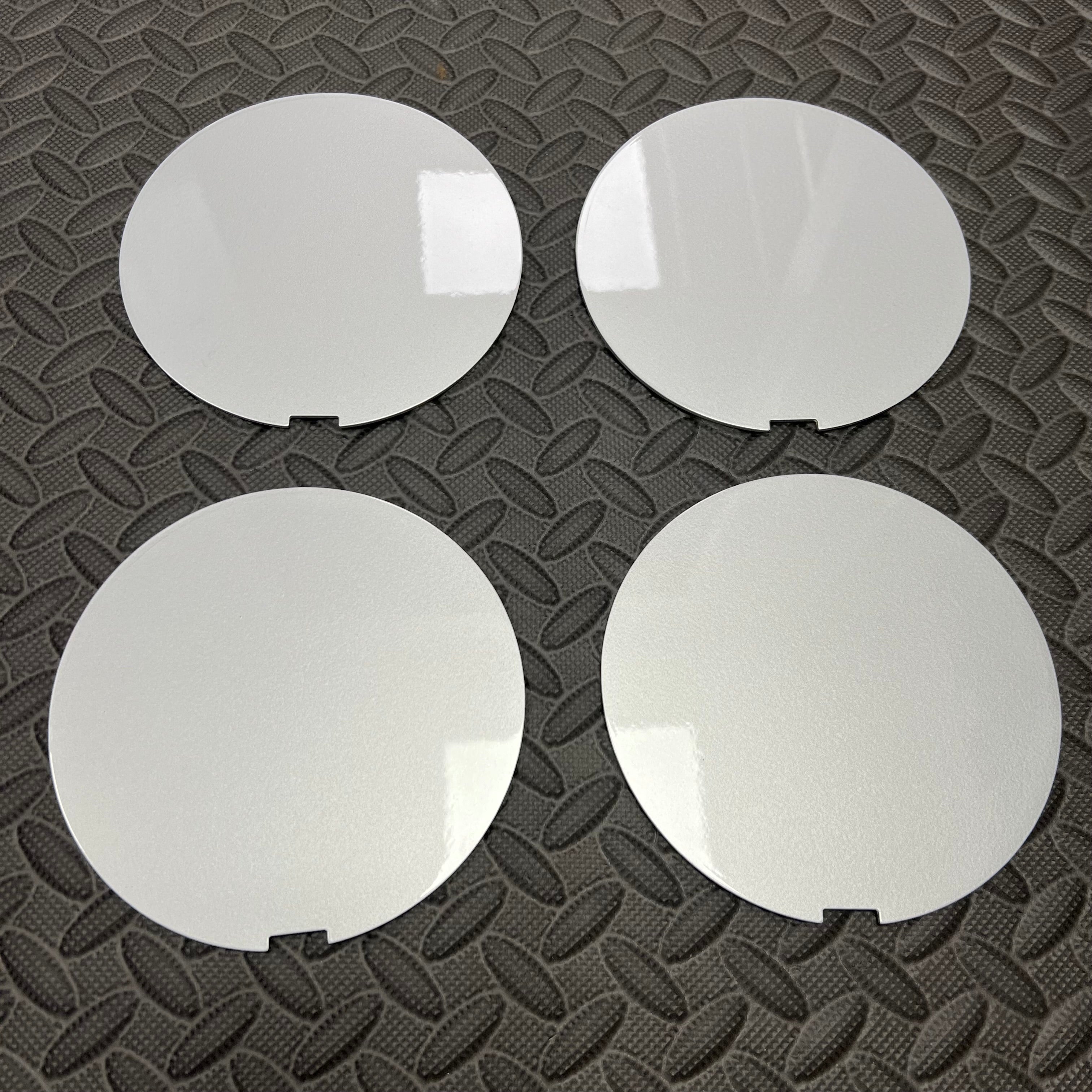 Proform Mk6 Fiesta ST150 Wheel Centre Caps -Set of 4 - Painted Moondust Silver