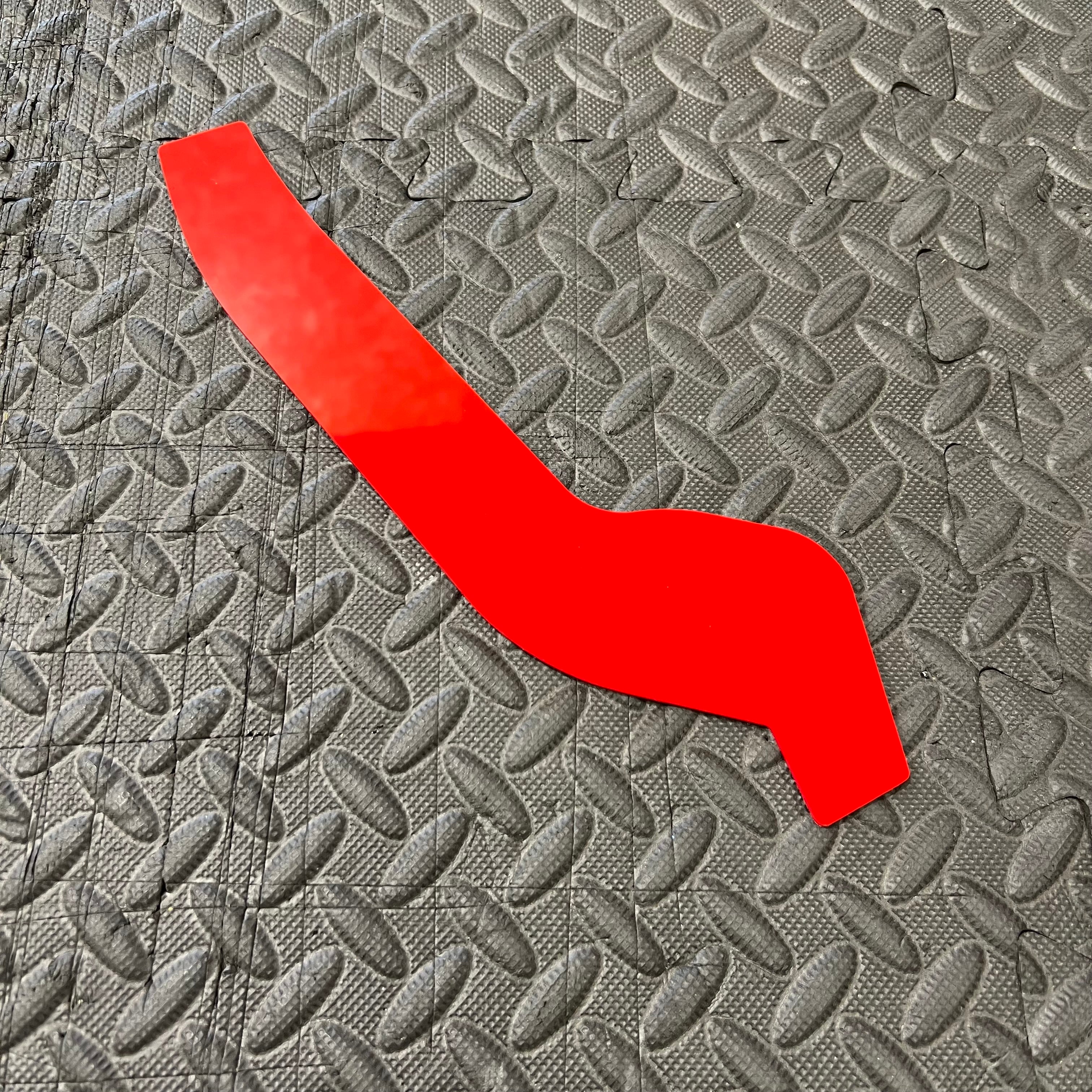 Profrom Mk6 Fiesta ST150 - Wiring Loom Cover Plate - Gloss Red Plastic