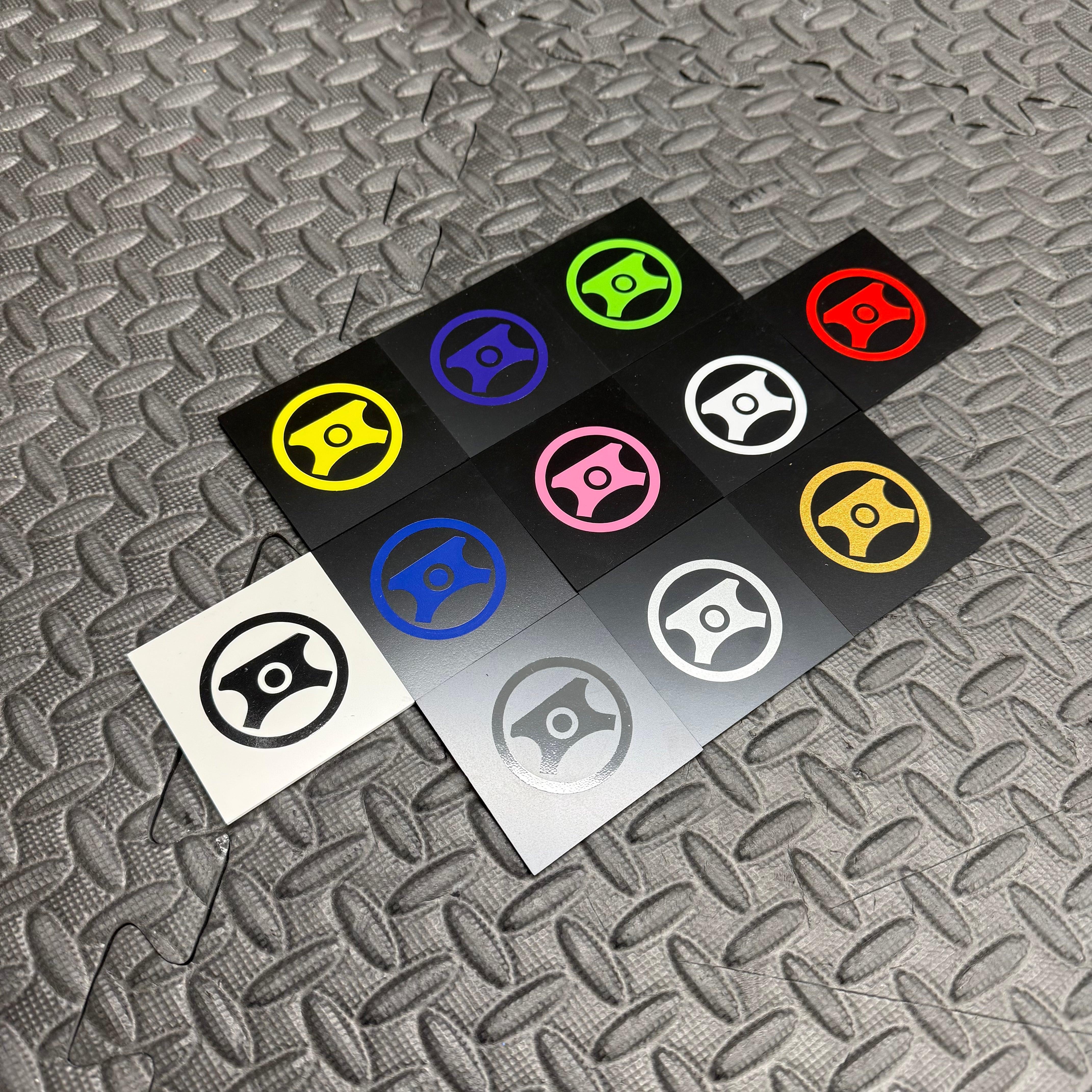Proform Power Steering Cap Vinyl Sticker - Various Colours