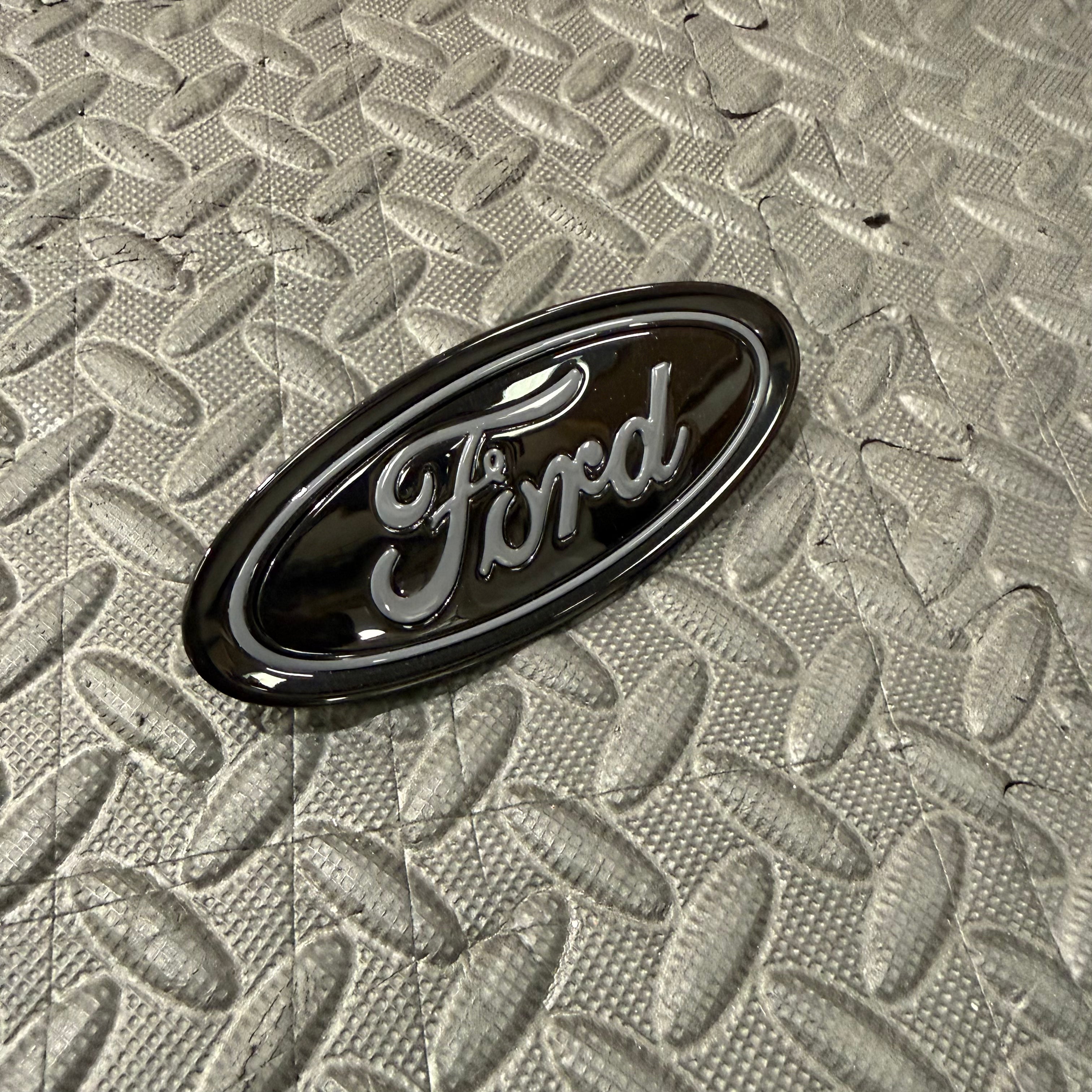Genuine Ford Tailgate Badge - Painted  Magnetic Grey