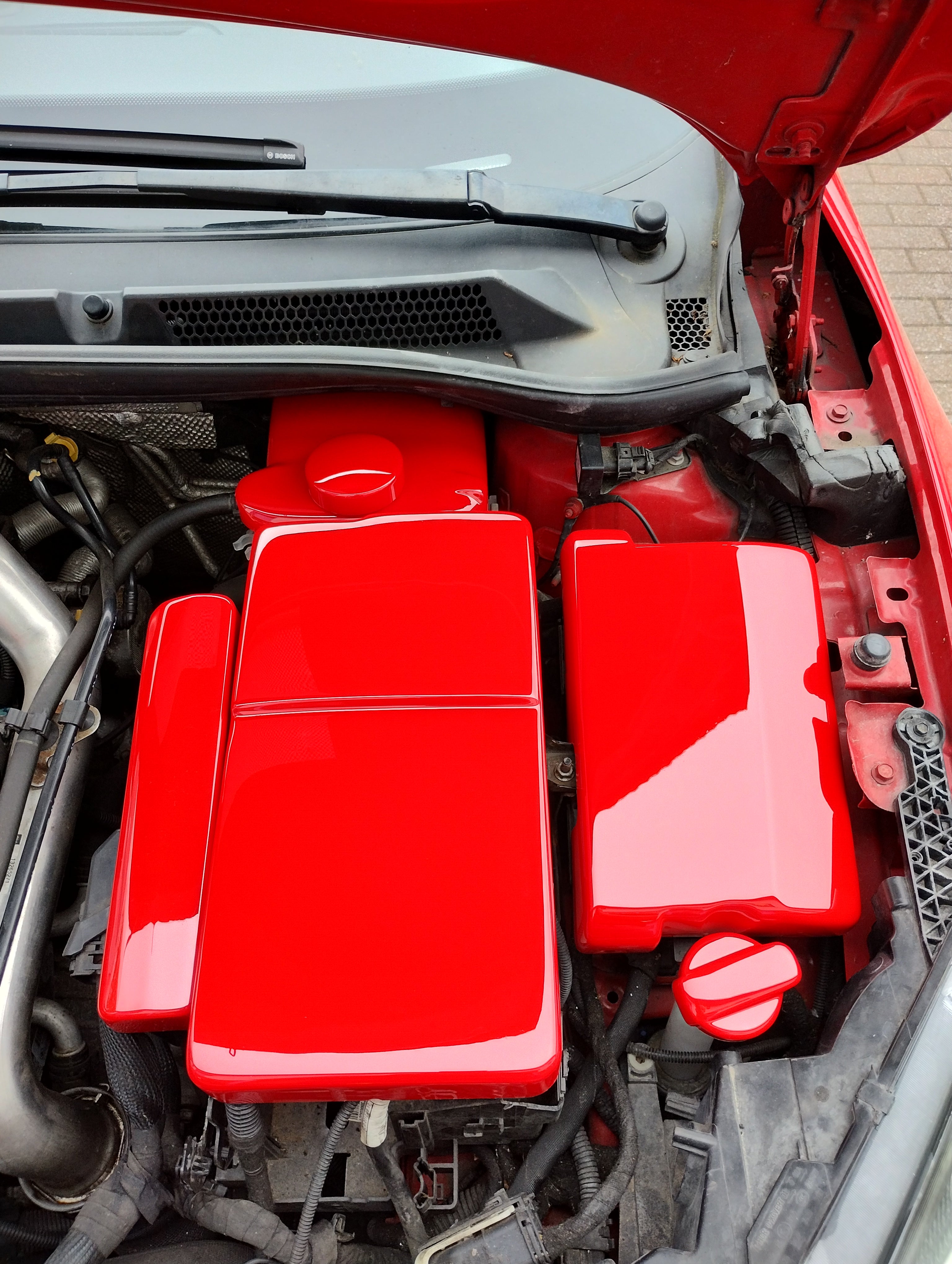 Proform ECU Cover - Vauxhall / Opel Astra J VXR - Gloss Red Plastic