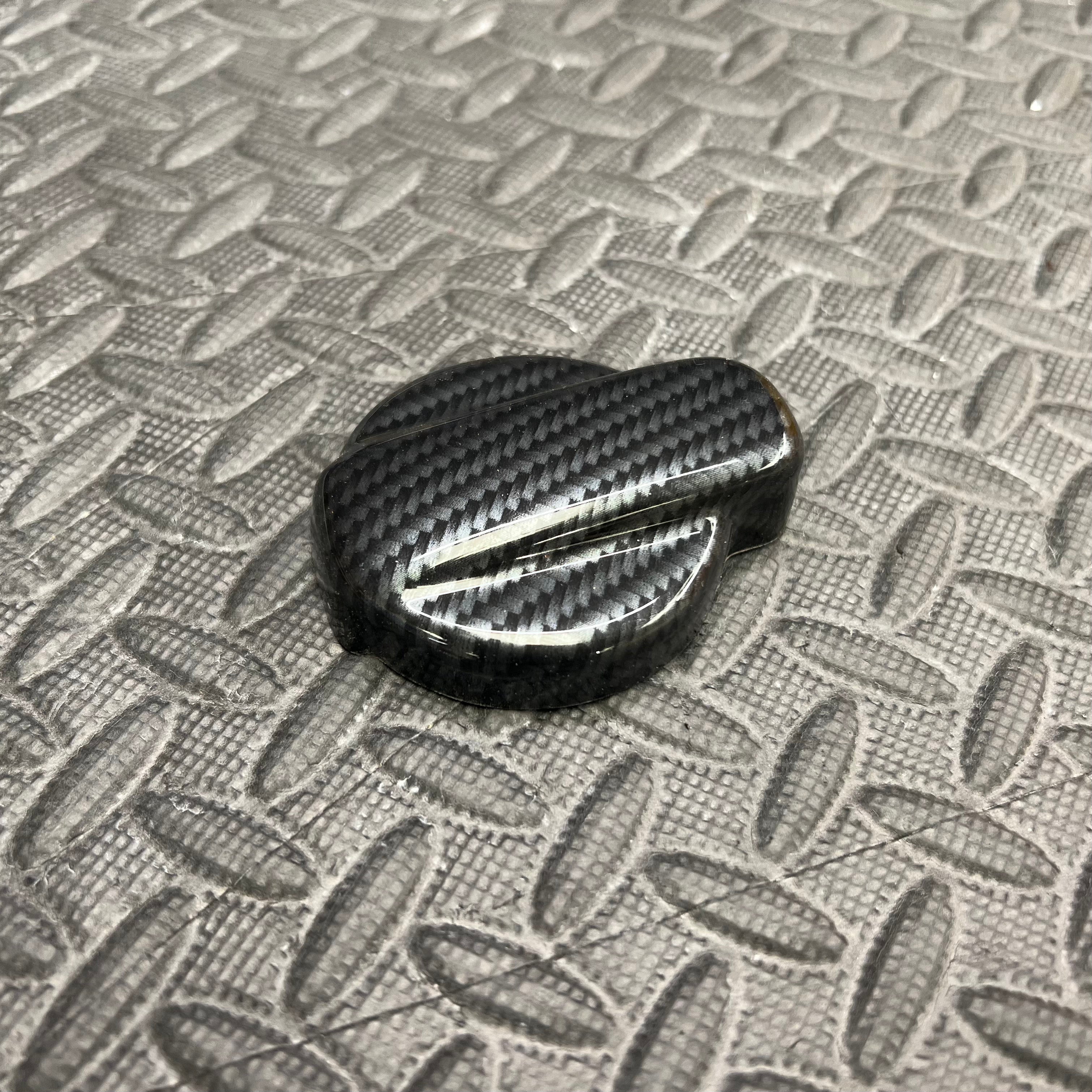 Proform Astra J Screen Washer Bottle Cap Cover - Deluxe Carbon Fibre Effect