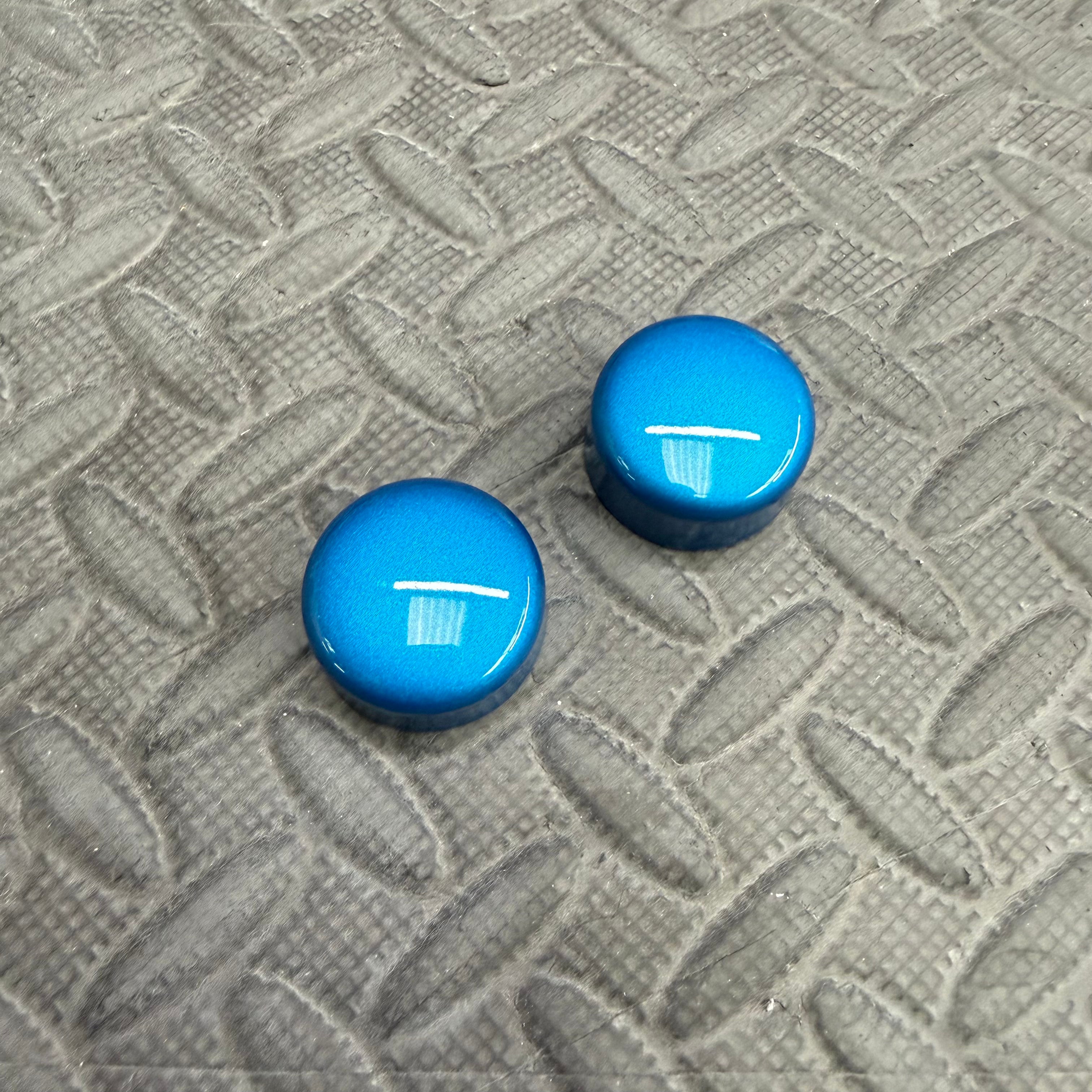 Proform Wiper Arm Bolt Rubber Covers - Various Fiesta, Focus & Puma Models Painted Digital Aqua Blue