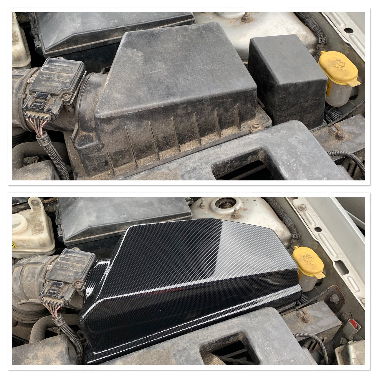 Proform Airbox Cover - Mk1 Ford Focus ST170 - Before - After