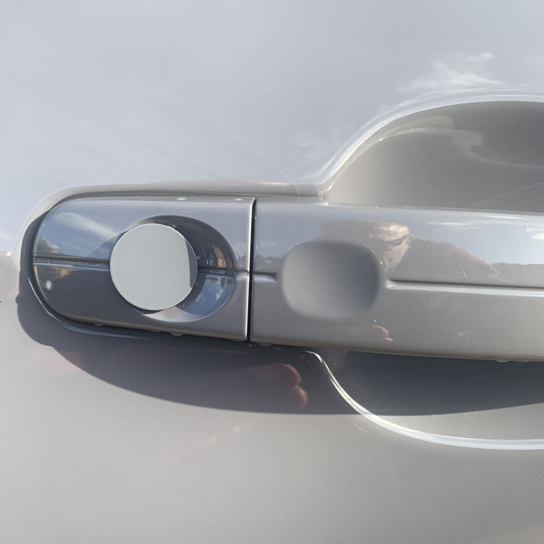 Proform Door Lock Barrel Blanking Plate - Mk2/2.5/3/3.5/4/4.5 Focus / Mk7/7.5 Fiesta - Painted Stealth Grey