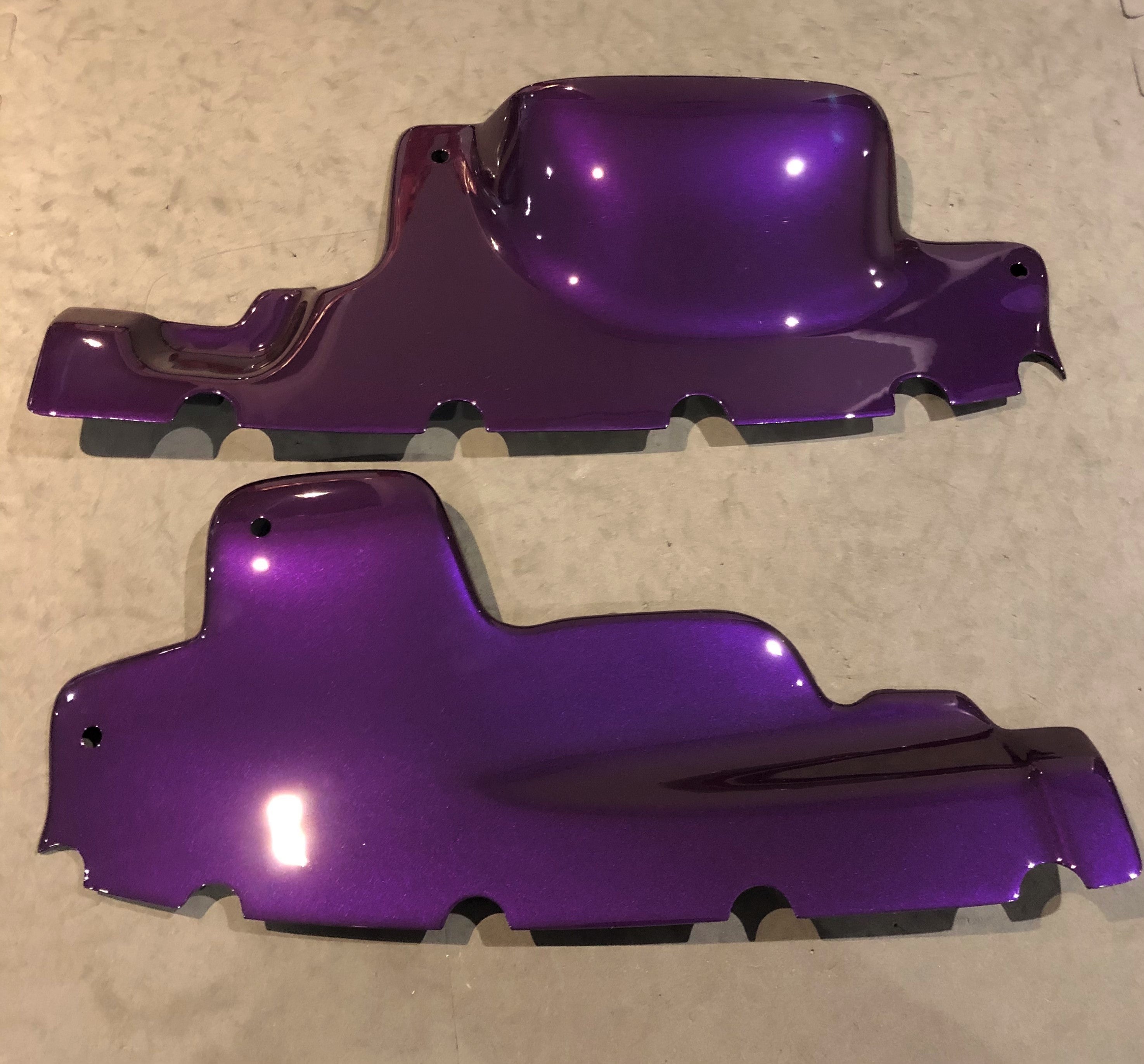 Proform Engine Bay Slam Panel Covers - MK7.5 Fiesta - Painted Purple Pearl