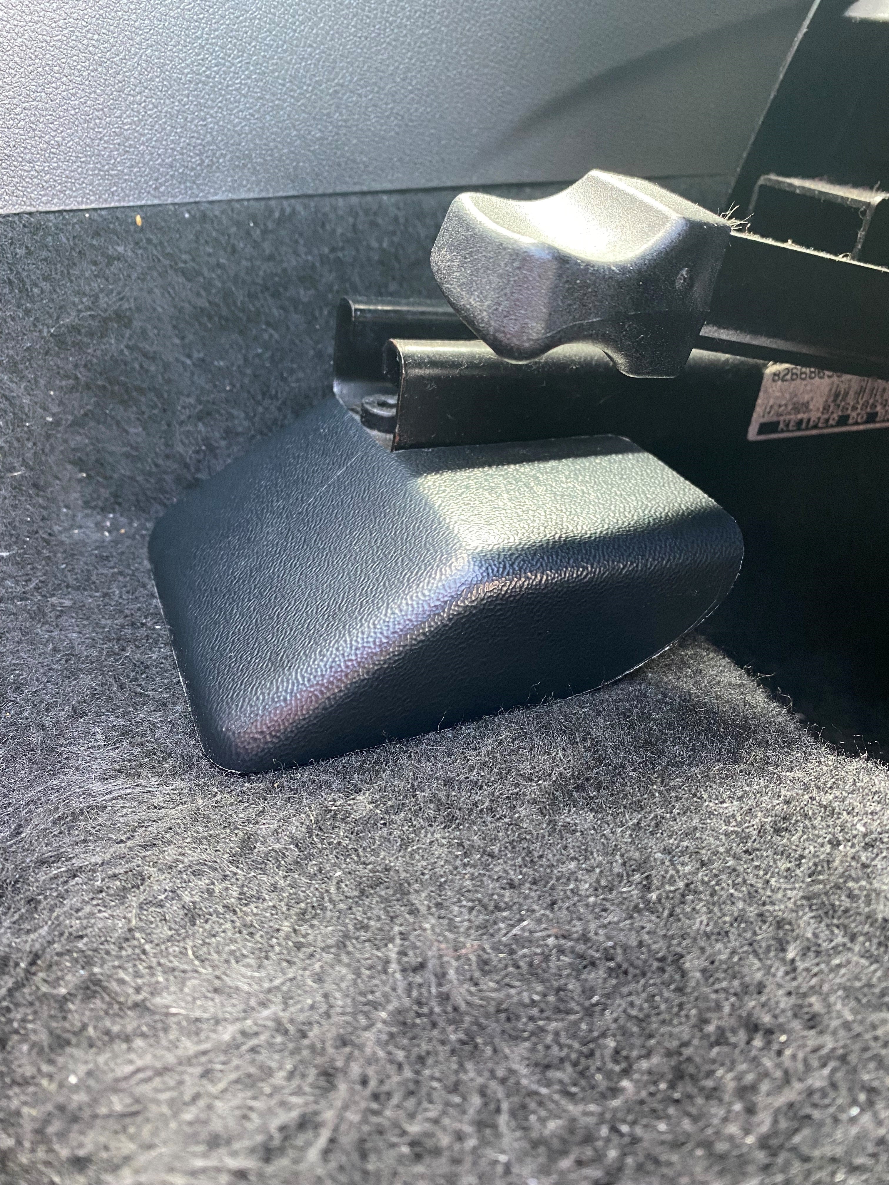 Proform Seat Rail End Covers (Fronts) - Mk2.5 Focus RS - Textured OEM Plastic