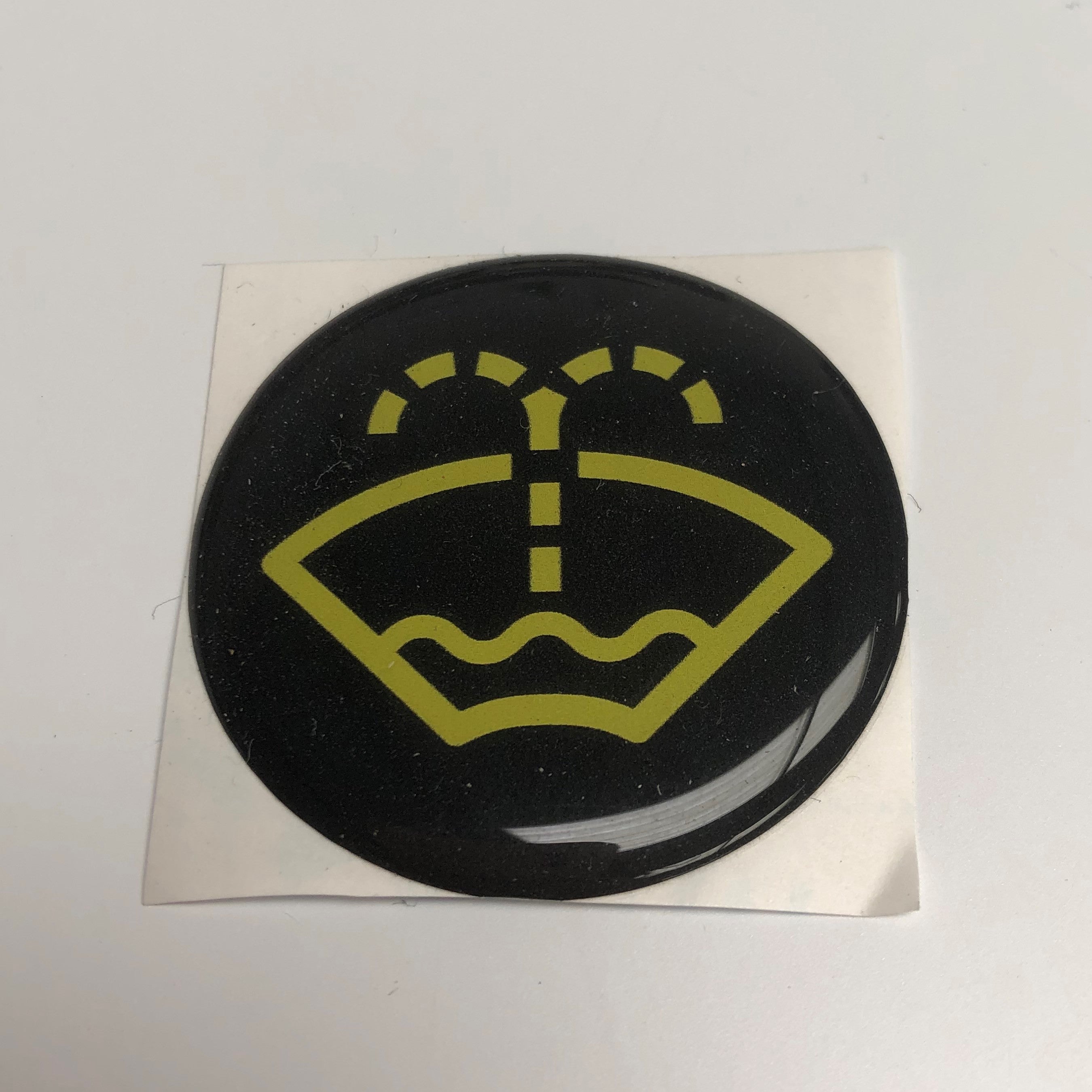 Washer Logo Circular Gel Badge 43mm