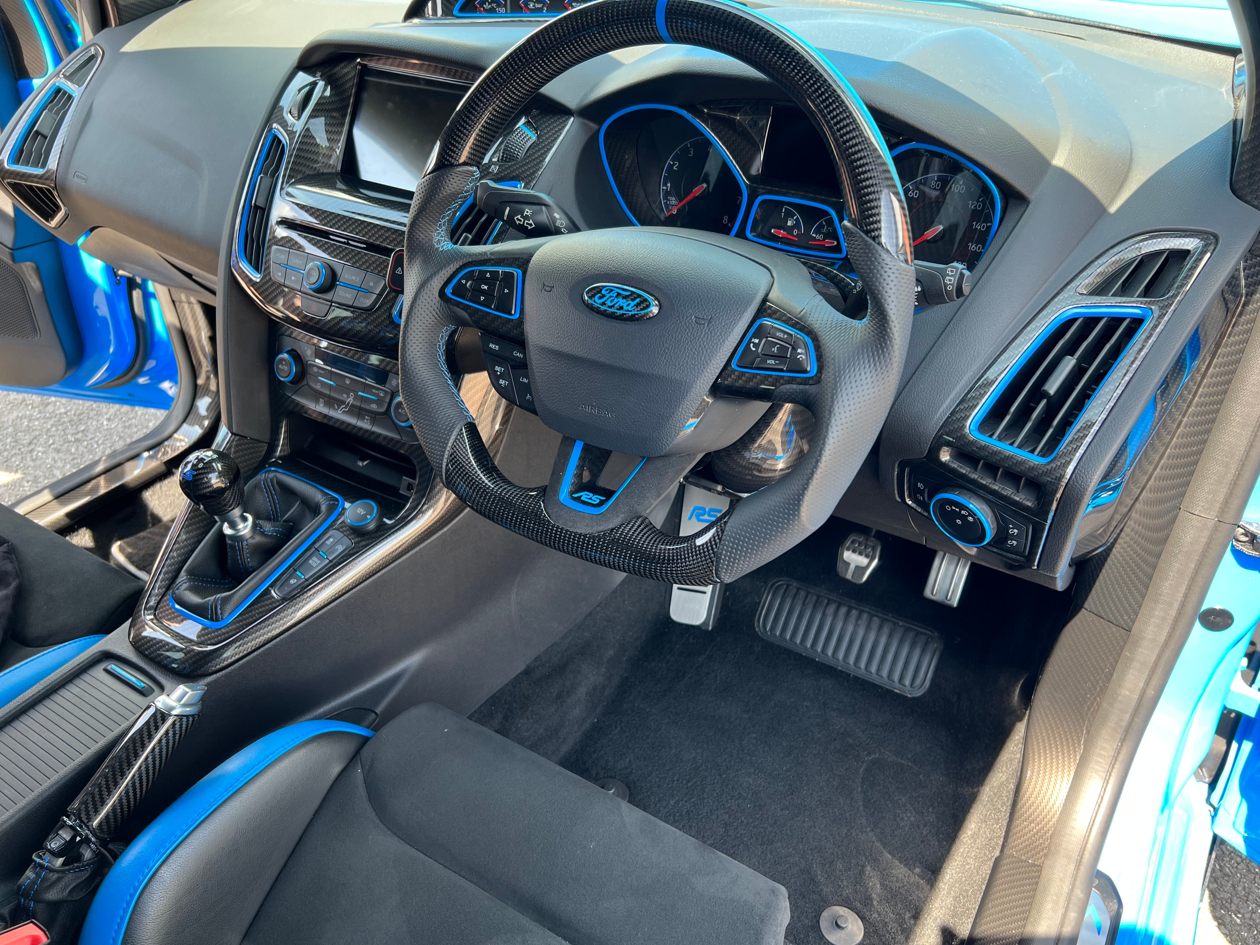 Mk3.5 Focus RS/ST - Carbon Hydrodipped Full Exchange Basis Interior Kit With Free Fitting - RHD