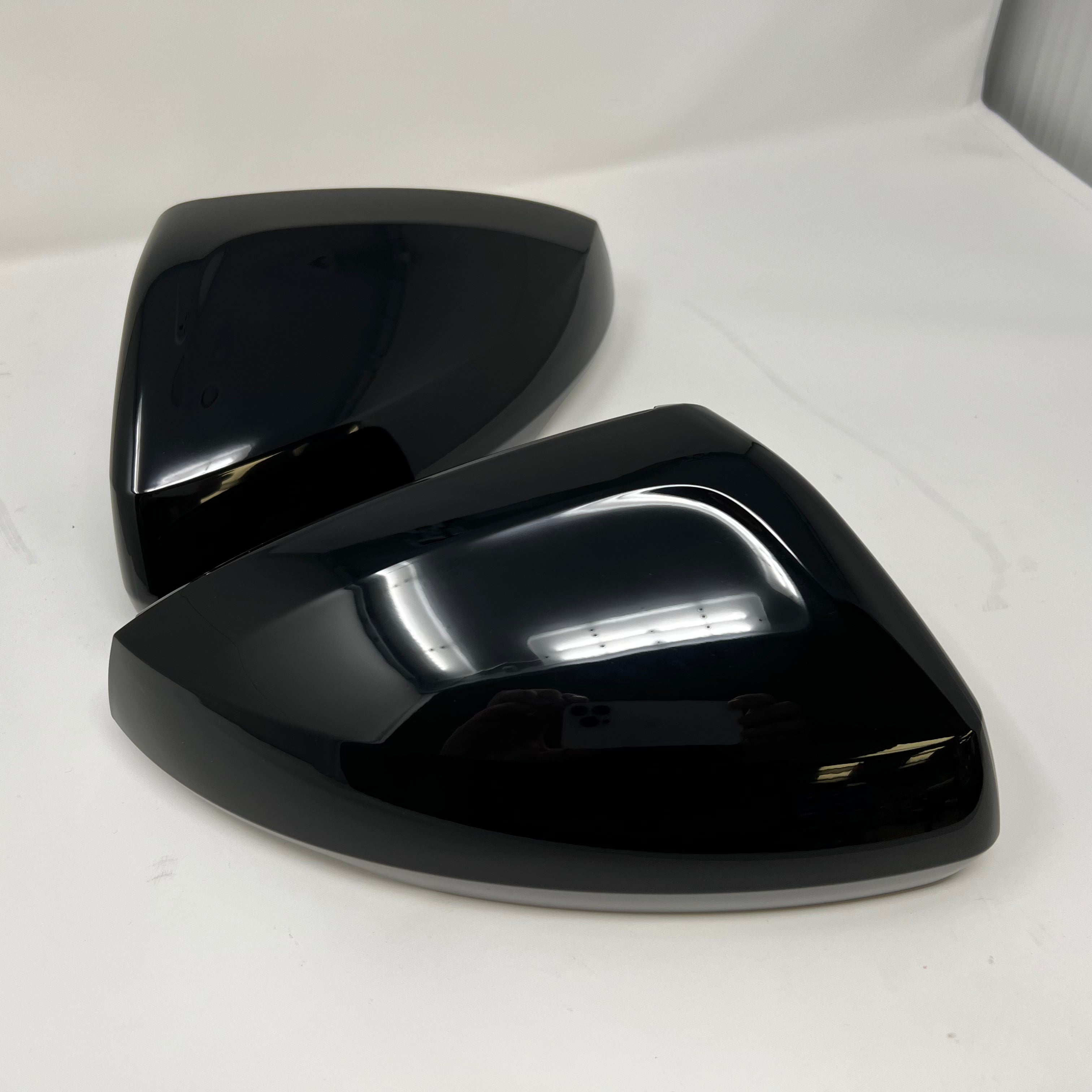 Mirror Caps - Volkswagen Polo (2018 onwards) - Painted Gloss Black