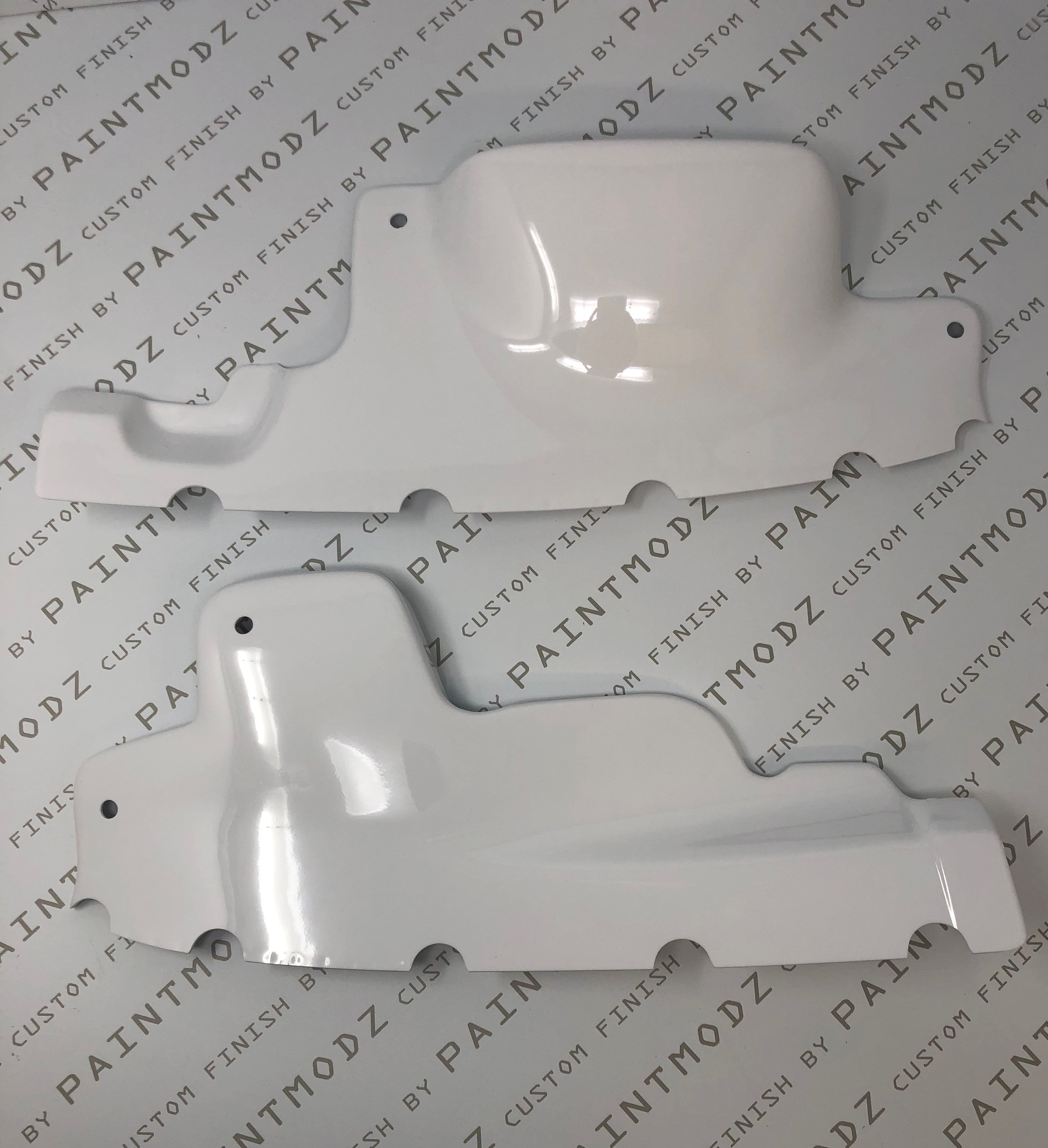Proform Engine Bay Slam Panel Covers - MK7.5 Fiesta - Gloss White Plastic