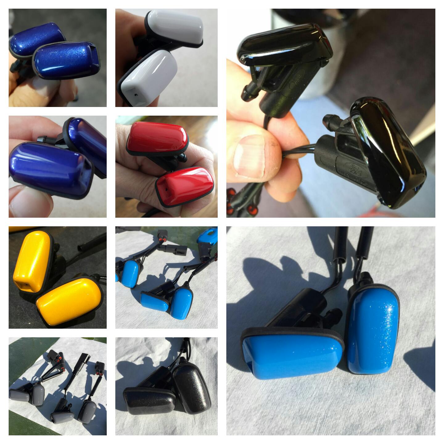 Genuine Ford Heated 'Mist' Washer Jets (Painted) - Various Colours